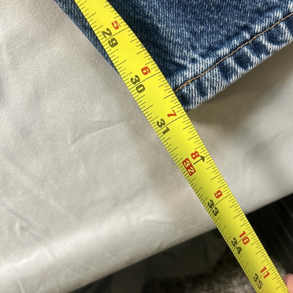 Levi's 505 Regular Fit Jeans Mens W36 L32 Blue Denim Classic Casual K5 - Picture 11 of 16